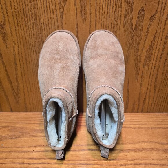 UGG Classic Ultra Mini Women's Chestnut Authentic Fashion Boots Size 7 (9.5") - Picture 6 of 9